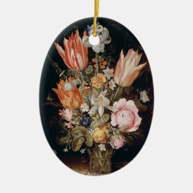 Van den Berghe’s Flowers ornament (Front)
