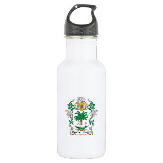 Van der Boom Family Crest Water Bottle