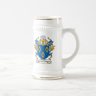 Van der Linden Family Crest Beer Stein