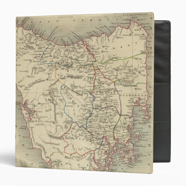 Van Diemen's Island or Tasmania 3 Ring Binder (Front/Inside)