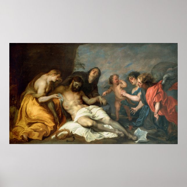 Van Dyck - Lamentation Over The Dead Christ Poster (Front)