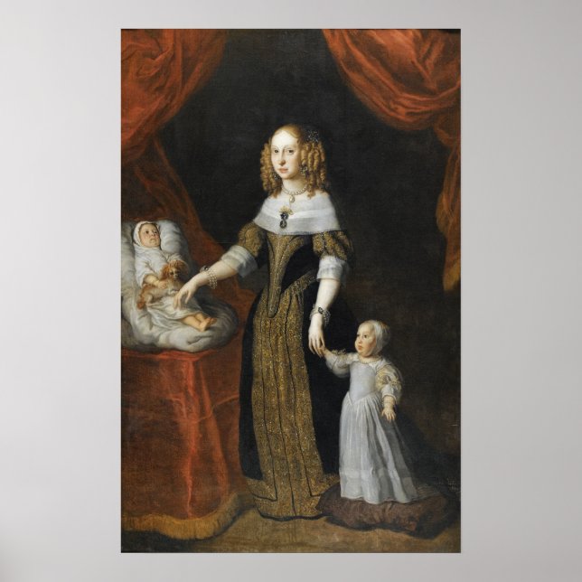 Van Dyck - Portrait Of Louise De La Valliere Poster (Front)