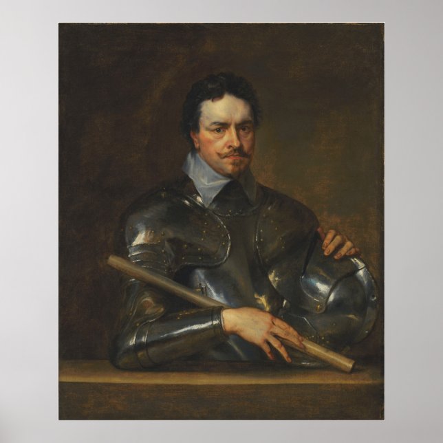 Van Dyck - Portrait Of Thomas Wentworth 1st Earl … Poster (Front)