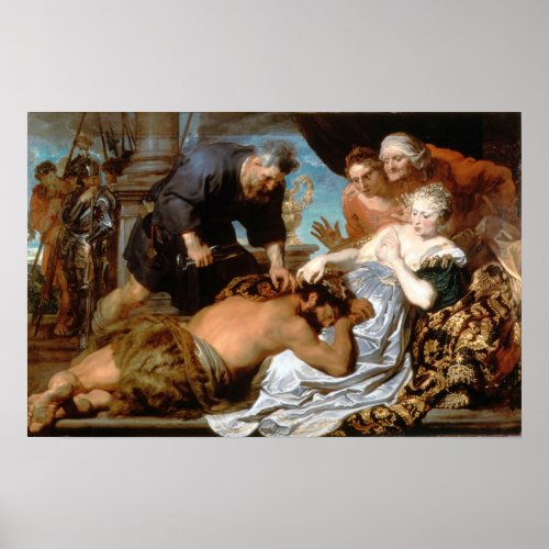 Van Dyck _ Samson And Delilah Poster