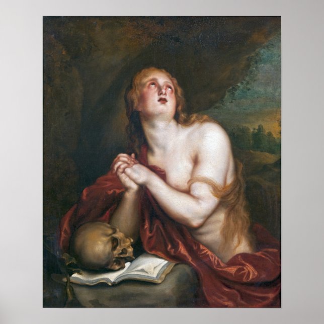 Van Dyck - The Penitent Magdalen Poster (Front)