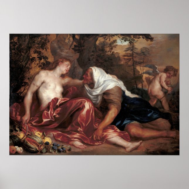 Van Dyck - Vertumnus And Pomona Poster (Front)
