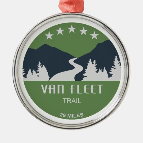 Van Fleet Trail Florida Metal Ornament