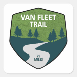 Van Fleet Trail Florida Square Sticker