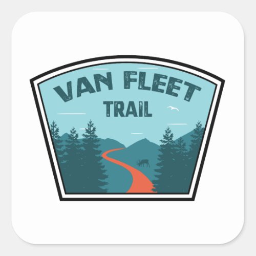 Van Fleet Trail Florida Square Sticker