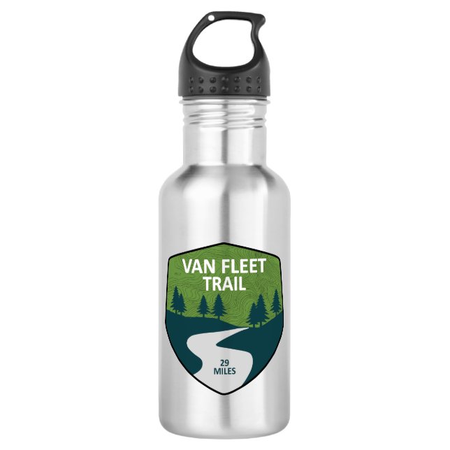 Van Fleet Trail Florida Stainless Steel Water Bottle (Front)