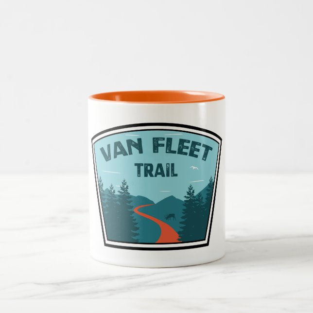 Van Fleet Trail Florida Two-Tone Coffee Mug (Center)