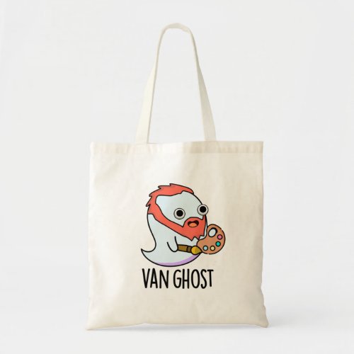 Van Ghost Funny Artist Ghost Pun  Tote Bag