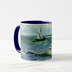 Van Gogh - A Fishing Boat at Sea Mug