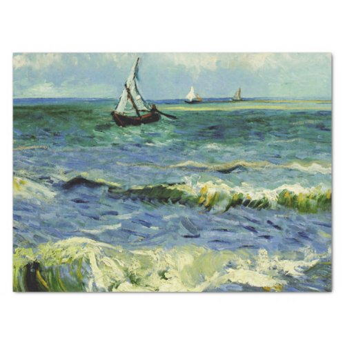 Van Gogh _ A Fishing Boat at Sea Tissue Paper