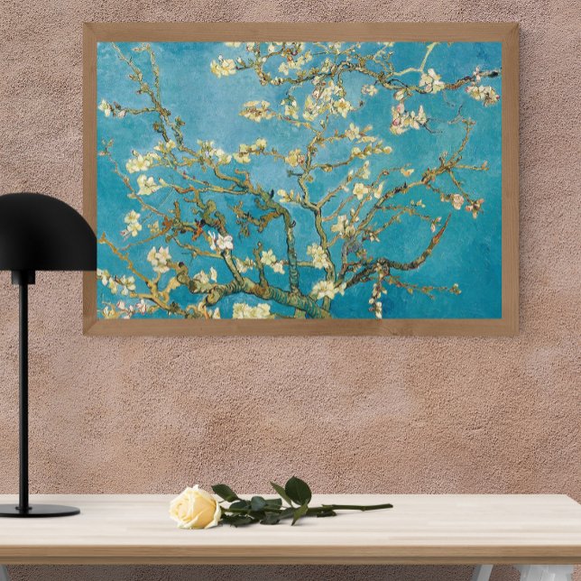 Van Gogh Almond Blossom (1890) Poster  Canvas Print (Creator Uploaded)
