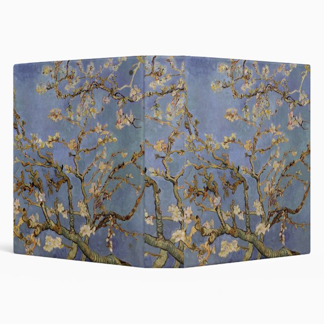 Van Gogh Almond Blossom  3 Ring Binder (Background)