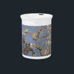 Van Gogh Almond Blossom Beverage Pitcher<br><div class="desc">Vincent Van Gogh Nature Painting Series - Almond Blossom in Blue Tones</div>