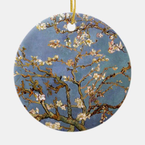 Van Gogh Almond Blossom Ceramic Ornament