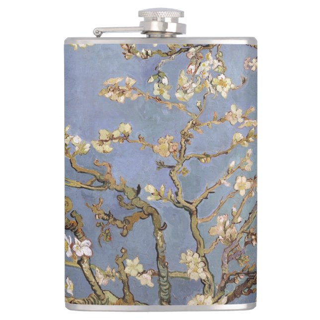 Van Gogh Almond Blossom Flask (Front)
