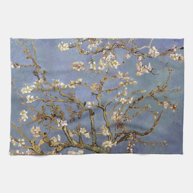 Van Gogh Almond Blossom  Kitchen Towel (Horizontal)