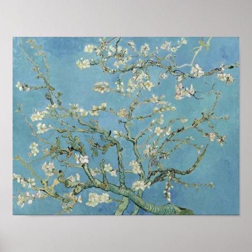 Van Gogh Almond Blossom Painting Poster