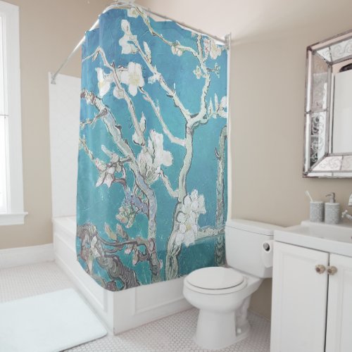 Van Gogh Almond Blossom Painting Shower Curtain