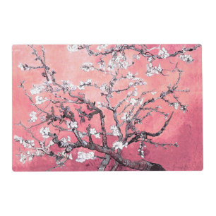 Van Gogh Almond Blossom peach pink Placemat