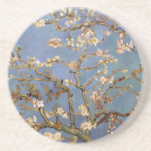 Van Gogh Almond Blossom Sandstone Coaster