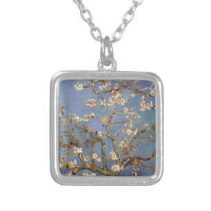 Van Gogh Almond Blossom Silver Plated Necklace
