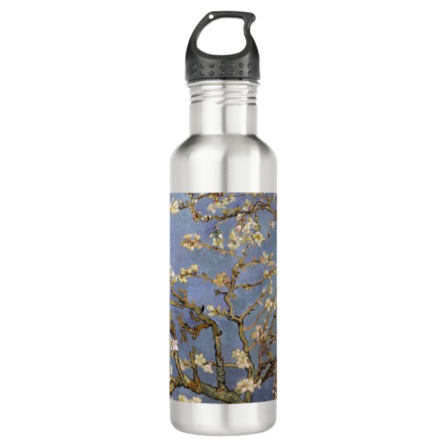 Van Gogh Almond Blossom Stainless Steel Water Bottle (Front)