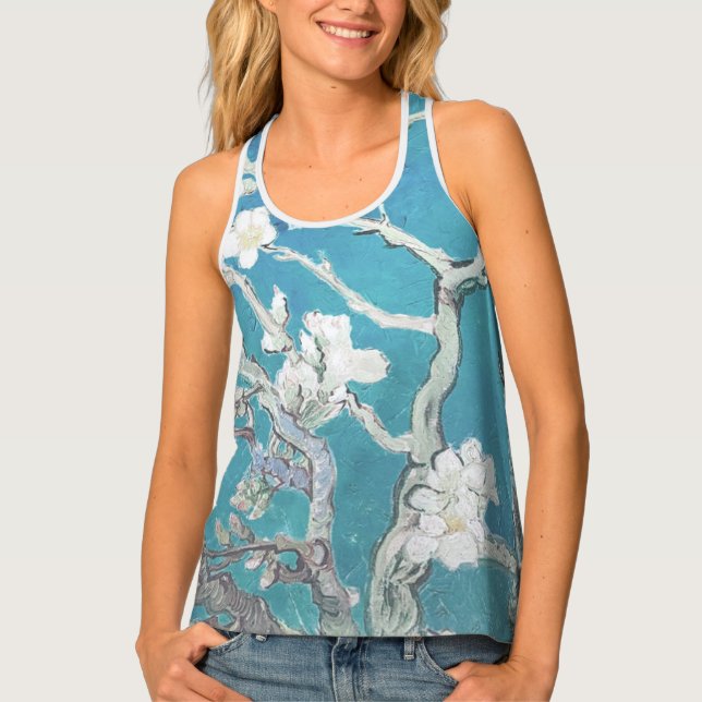 Van Gogh Almond Blossom Tank Top (Front)