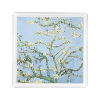 Van Gogh Almond Blossoms Acrylic Tray by The_Masters at Zazzle