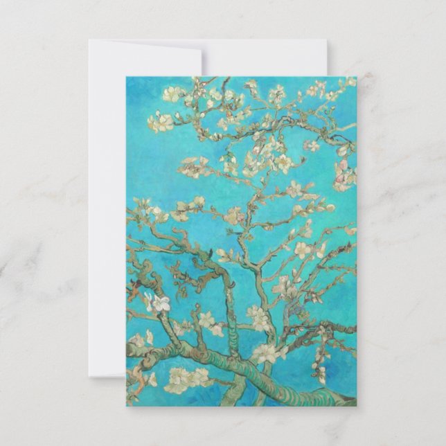 Van Gogh Almond Blossoms Announcement (Front)