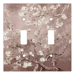 Van Gogh Almond Blossoms Beige Light Switch Cover