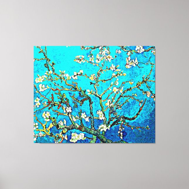 Van Gogh - Almond Blossoms Canvas Print (Front)