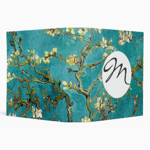 Van Gogh Almond Blossoms Classic Impressionism Binder
