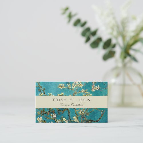 Van Gogh Almond Blossoms Classic Impressionism Business Card