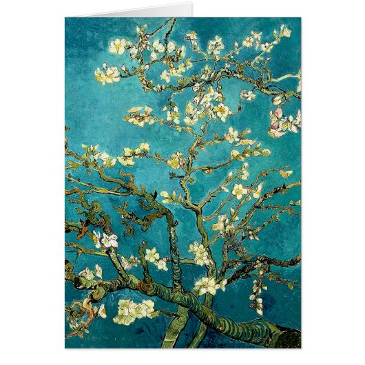 Van Gogh Almond Blossoms Classic Impressionism Cards (Front)