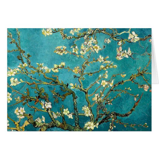 Van Gogh Almond Blossoms Classic Impressionism Cards (Front Horizontal)