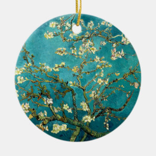 Van Gogh Almond Blossoms Classic Impressionism Ceramic Ornament