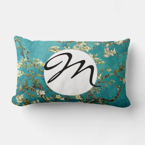 Van Gogh Almond Blossoms Classic Impressionism Lumbar Pillow