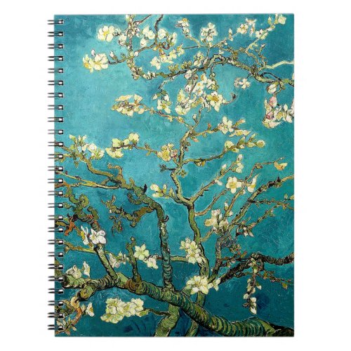Van Gogh Almond Blossoms Classic Impressionism Notebook