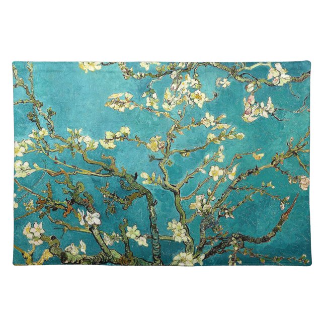 Van Gogh Almond Blossoms Classic Impressionism Placemat (Front)