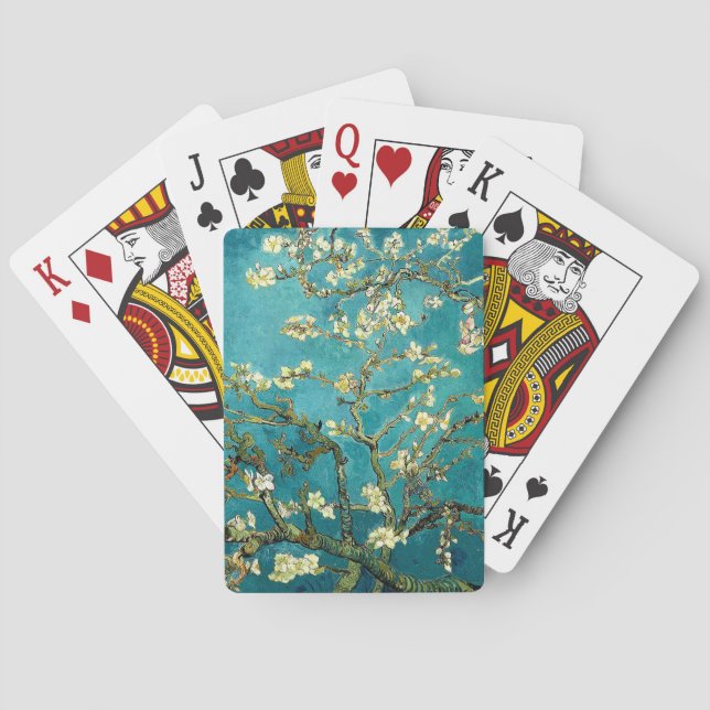 Van Gogh Almond Blossoms Classic Impressionism Poker Cards (Back)