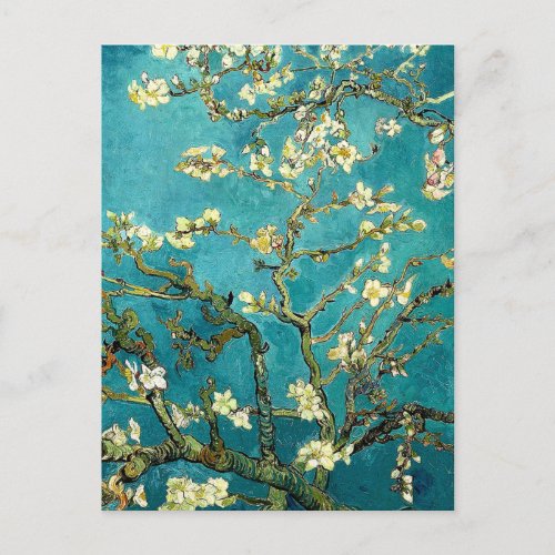 Van Gogh Almond Blossoms Classic Impressionism Postcard