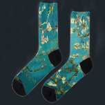 Van Gogh Almond Blossoms Classic Impressionism Socks<br><div class="desc">Van Gogh Blossoming Almond Blossoms - Vincent Van Gogh painted this blooming almond tree -- Van Gogh was one of the post-impressionist great masters. This painting, Almond Blossoms, is one of a small group of paintings painted in 1890 by Vincent van Gogh in the south of France, focused on blossoming...</div>