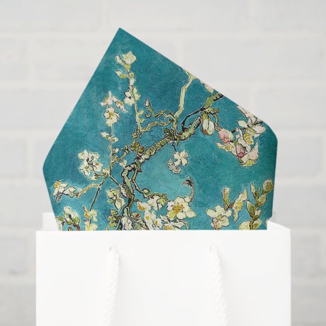 Van Gogh Almond Blossoms Classic Impressionism Tissue Paper (Gift Bag)