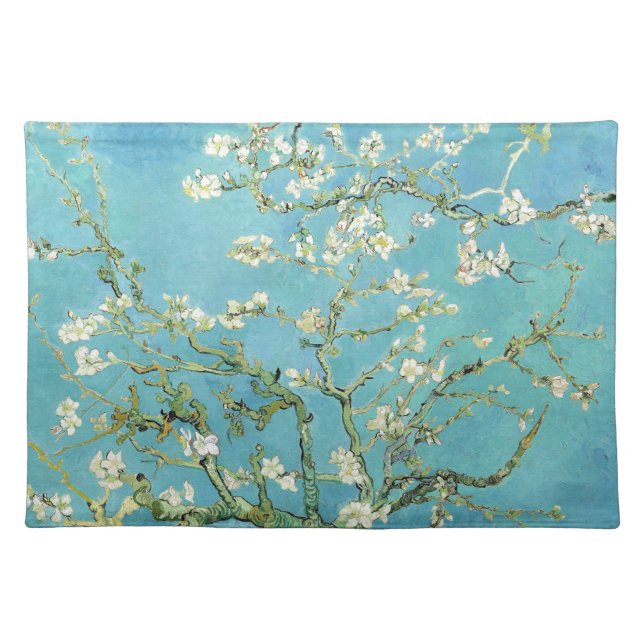 Van Gogh Almond Blossoms Cloth Placemat (Front)
