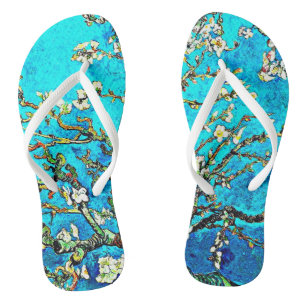 Van Gogh - Almond Blossoms Flip Flops