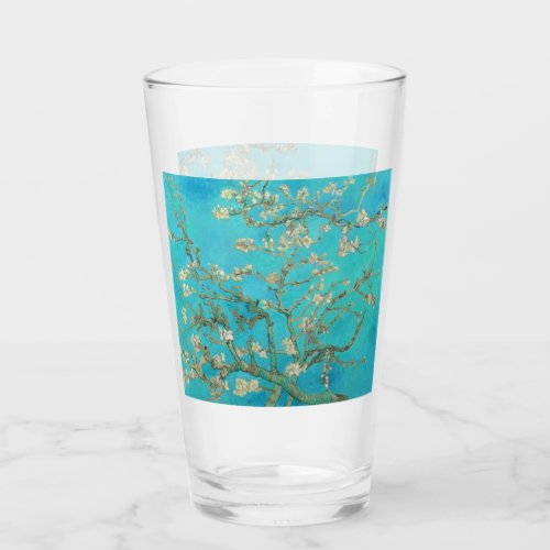 Van Gogh Almond Blossoms Glass